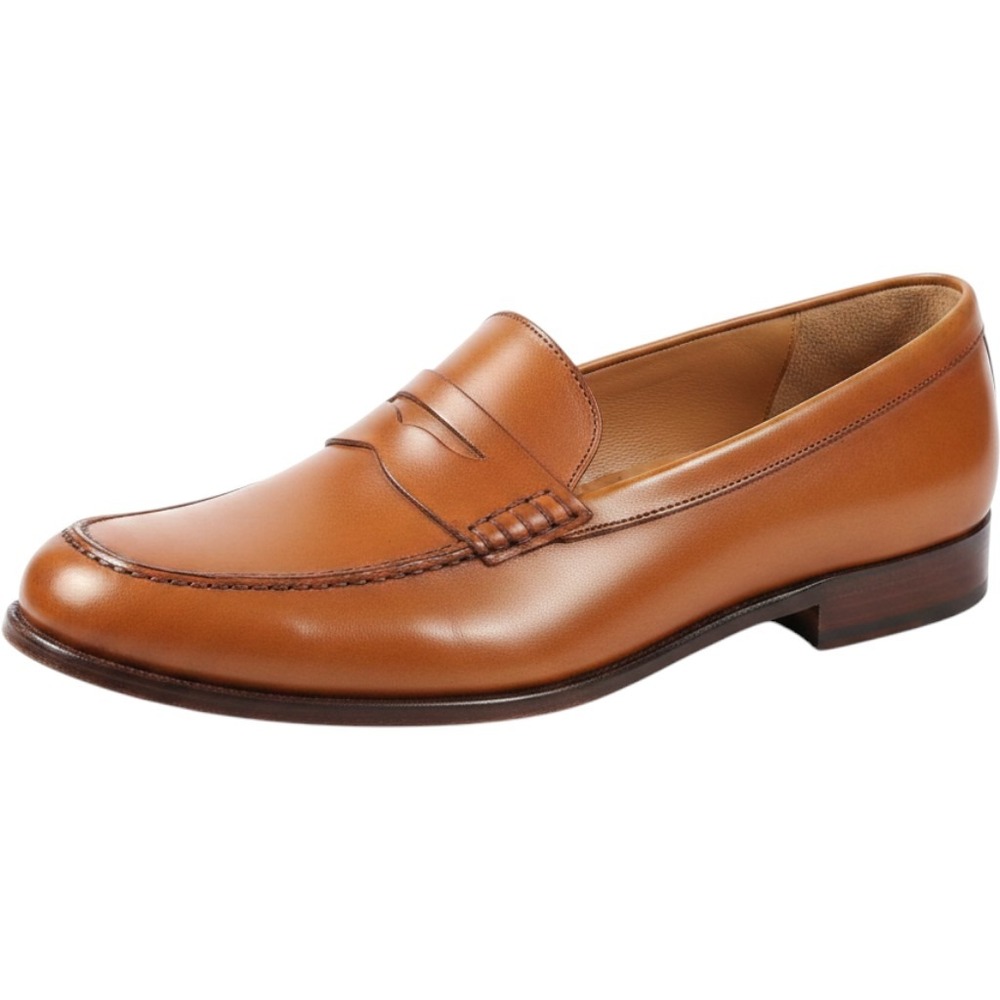 Bruno‎ Magli Shoes Mens Size 10 Brown Leather Loafers Made In Italy 53126